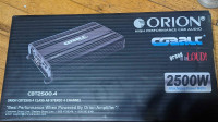 Brand new 4 channel orion 2500watt amplifier 