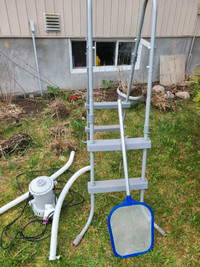 Pool accessories  - pump ladder skimmer