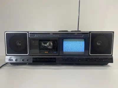 Citizen Brand AM-FM, Cassette Player WITH CRT TV, JCTR 120 Citizen Brand AM-FM, Cassette Player WITH...