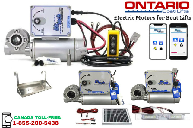 "Electric Motors for Boat Lifts: Save Time and Energy - No Crank in Other in Labrador City