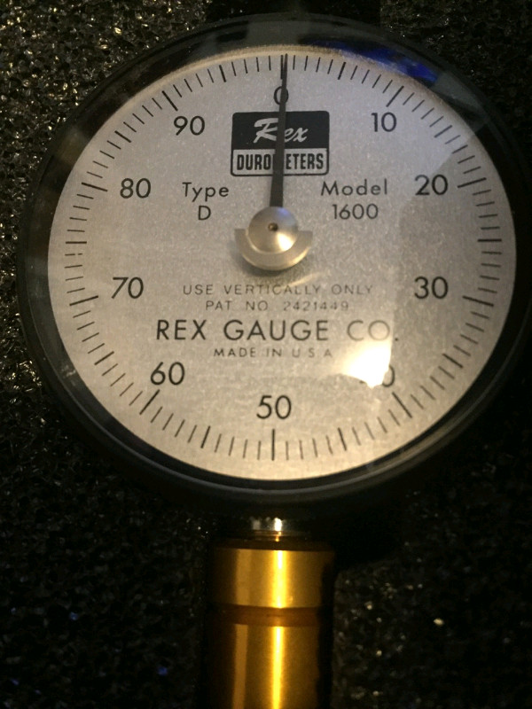 REX DUROMETER GAUGE TYPE D MODEL 1600 in Hand Tools in City of Halifax