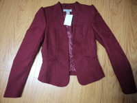 BRAND NEW H&M Red Women's Blazer - Size 2