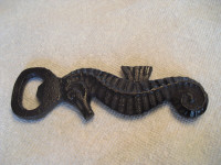 Bottle Opener - Cast Iron Seahorse