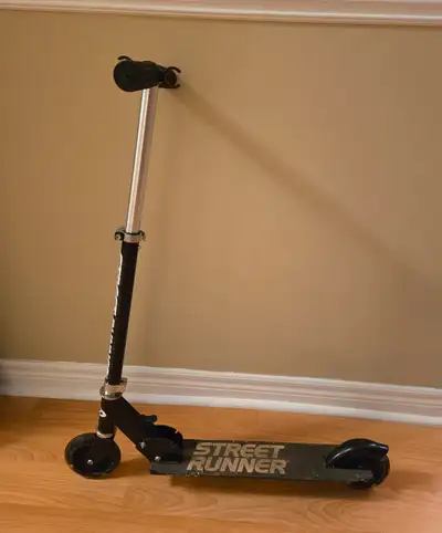 Scooter - Street runner black small 34" tall, View more