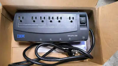 Backup battery surge protection outlet, View more
