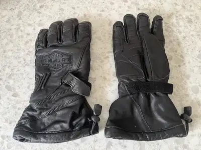 Motorcycle gloves. Waterproof, rain resistant. Has a rain wiper on thumb. Premium shape - only worn...