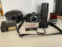 Nikon EM SLR Camera Package