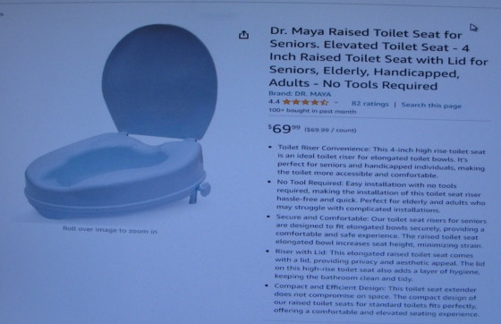 new Raised Toilet Seat in Health & Special Needs in Peterborough
