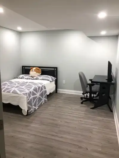 -Available to move in September 15 2026 -1 Private big basement room with spacious closet, private w...
