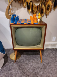 Mid century television set