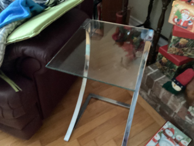 Glass side table in Other Tables in Bedford