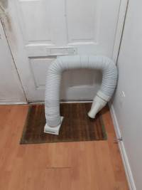 Portable A/C tube with fittings