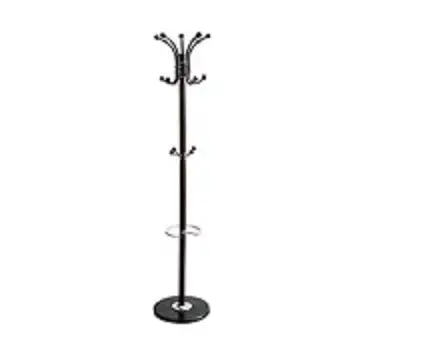 COAT RACK WITH THREE LEVEL STORAGE REAL BLACK MARBLE HEAVY BASE in Dressers & Wardrobes in Oakville / Halton Region - Image 4