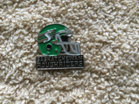 CFL football Saskatchewan Roughriders lapel pin