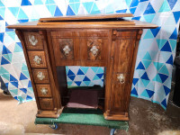Vintage Sewing Machine Cabinet from 1890's