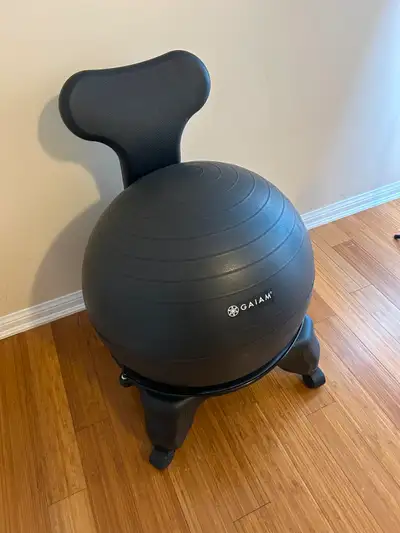 Gaiam Balance Ball Chair – Office & Exercise, View more