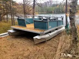 Wanted pontoon boat in need of repair for barge project. Rotten. Fire damaged Ect.