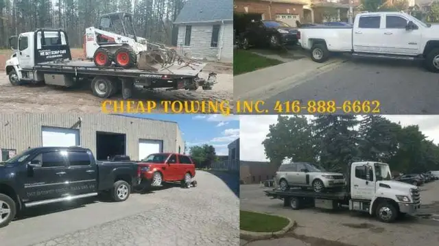 CHEAP TOWING MISSISSAUGA FLATBED TOW TRUCK BREAKDOWN TOW BOOST in Towing & Scrap Removal in Mississauga / Peel Region - Image 10