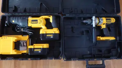 Dewalt 36v Lithium Ion Reciprocating saw and Drill with NANO Technology. Lightly used. Excellent con...