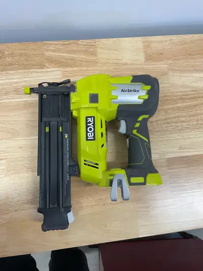 18 V brushless Ryobi Brad nailer - save $100!, View more