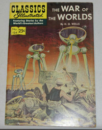 "War of The Worlds" - 1970 Classics Illustrated Vintage Comic