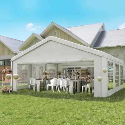 20'x20' Heavy Duty Large Party Tent & Carport with Removable Sid, View more