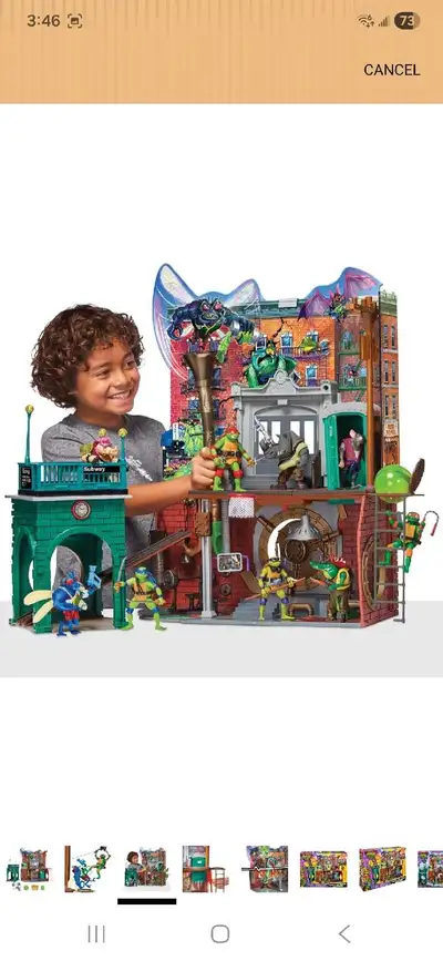 Teenage Mutant Ninja Turtles: Mutant Mayhem Sewer Lair Playset , View more