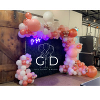 $350 Ballooons & Backdrop  / $70 Marquee Letter