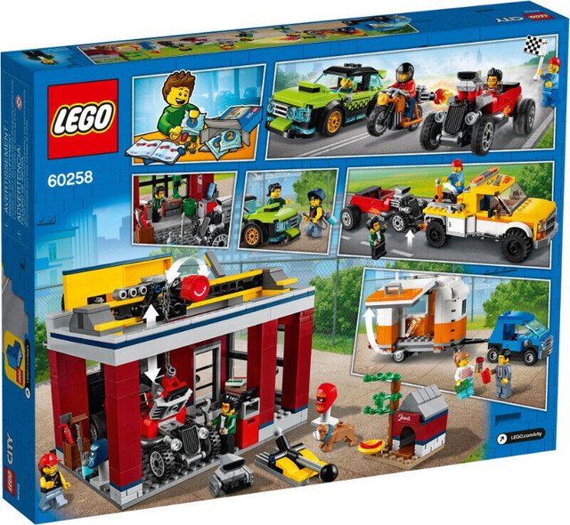 LEGO CITY 60258 TUNING WORKSHOP , BRAND NEW SEALED 2020 dans Jouets et jeux  à Ville de Montréal - Image 2