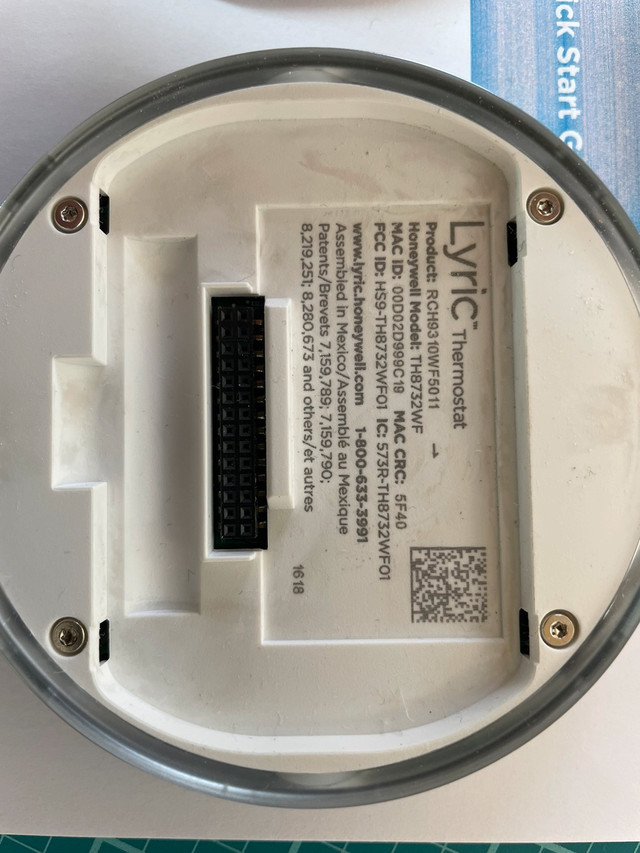 USED Honeywell Lyric Round Wi-Fi Thermostat, RCH9310WF in General Electronics in Windsor Region - Image 3