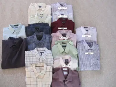 Gently Used Men's Shirts - 15 Long Sleeved Left To Choose From, View more