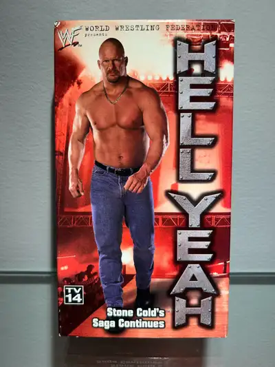 Hell Yeah : Stone Colds Saga Continues VHS Video WWF WWE Steve Austin. $5 firm Pickup in Scotland, O...