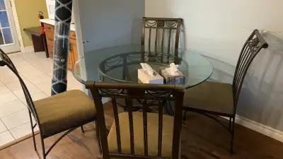 round dining table with chair, View more