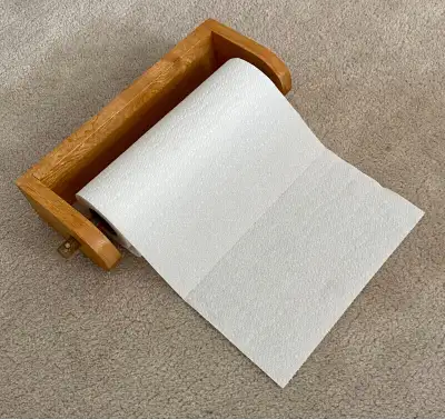 Paper Towel Roll Holder Solid Oak Best Quality, View more