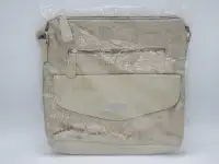 Fancarry nylon bag with strap beige brand new/sac avec courroie