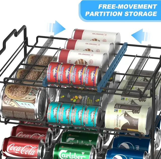 **price drop**  4 Tiers Stackable Can Rack Organizer in Storage & Organization in Burnaby/New Westminster - Image 4