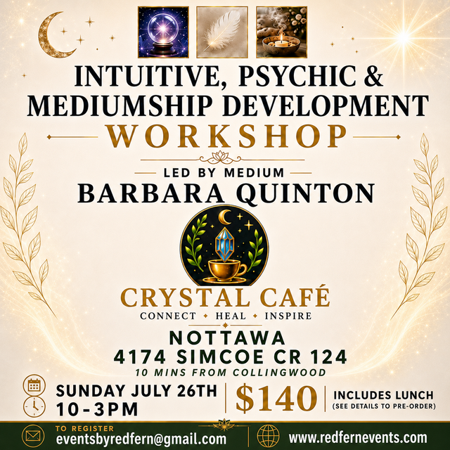 Intuitive, Psychic and Mediumship Development Workshop489071916940021760