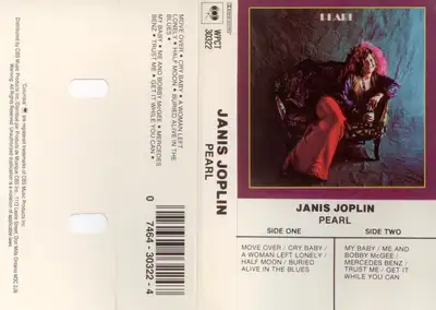 Janis Joplin  --   Pearl    ** CASSETTE AUDIO / TAPE, View more