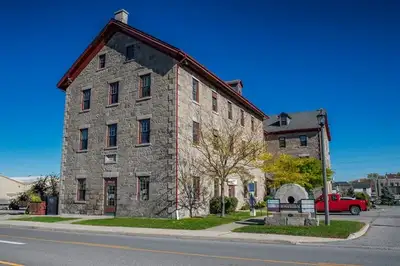 Welcome to your classy apartment, boasting a unique design nestled in a historic building right acro...