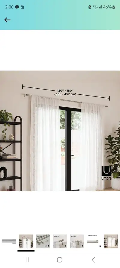 UMBRA Curtain Rod, View more