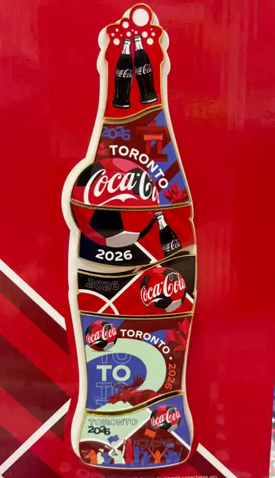 Coca Cola Limited Edition 6pc FIFA Pin Collection 2026, View more