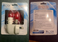 BRAND NEW - Red Plug In Night Light for Sleep - Block Blue Light