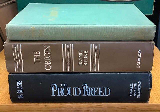 Hard Cover Books THE PROUD BREED; SNAKE PIT; THE ORIGIN in Arts & Collectibles in City of Toronto