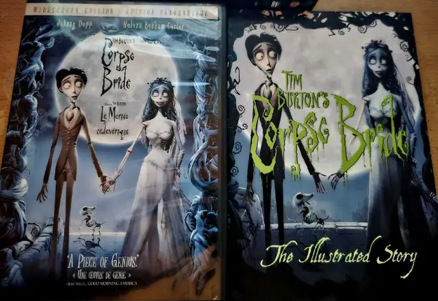 “Tim Burton’s Corpse Bride” DVD w/ Collector’s Book