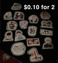 Anime Stickers (HunterxHunter, Haikyu!! and more)