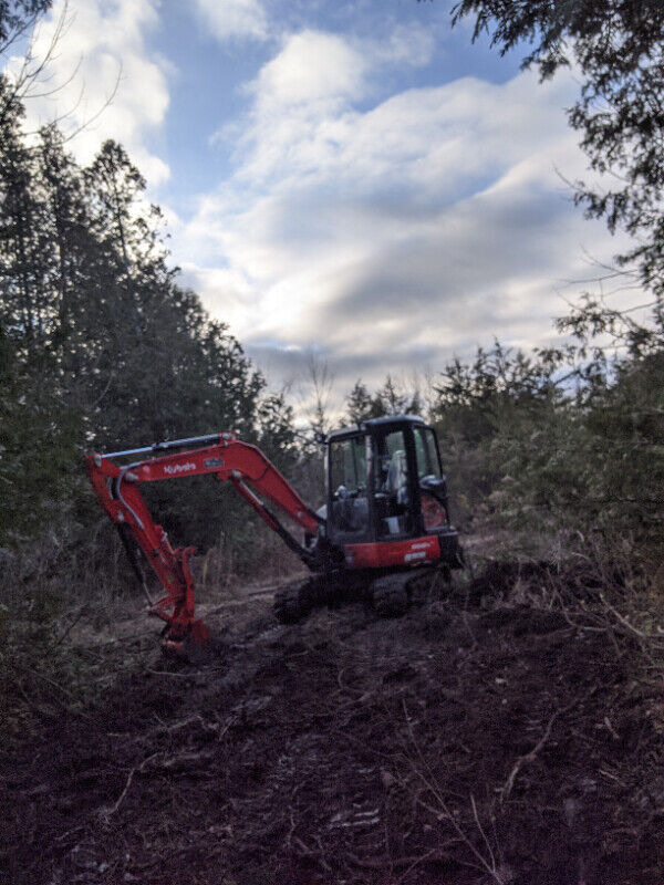 Mini Excavator rental and skid steer with operator Heavy Equipment Ottawa Kijiji