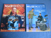 MUZIK ETC MAGAZINE-2 RARE BACK ISSUES-2001-STEVEN DRAKE-BREIT +