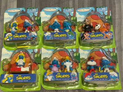 Smurfs Figures Set of 4 Smurfs figured by Jakks Pacific. All brand new and unopened. Asking for $20...