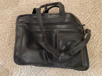 Leather laptop bag 