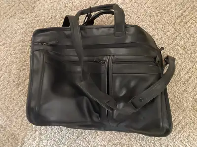Leather laptop bag , View more